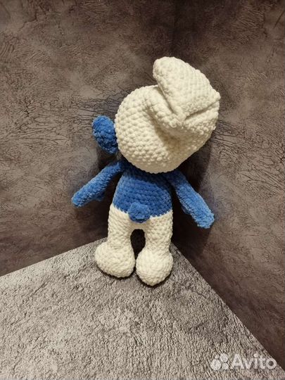 Мягкая игрушка вязаная Гномик