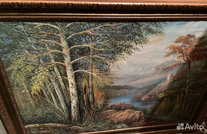 Картина маслом на холсте морской пейзаж