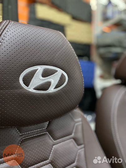 Авточехлы на Hyundai Solaris