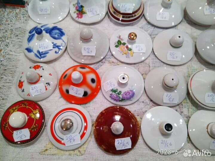 Крышки от фарфора ссср.(разные)