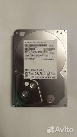 Жесткий диск HDD 2Tb hitachi 3.5