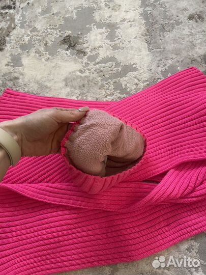 Шарф и шапка для девочки зимние