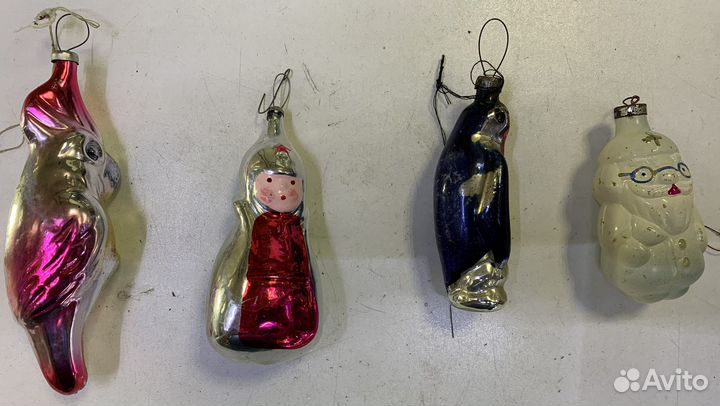 Ёлочные игрушки, старые, СССР