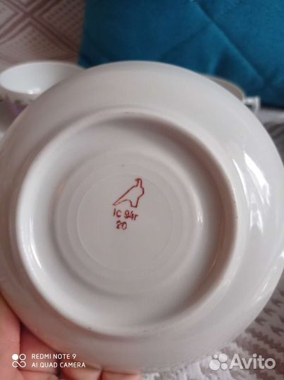 Чайные пары Дулево Сирень