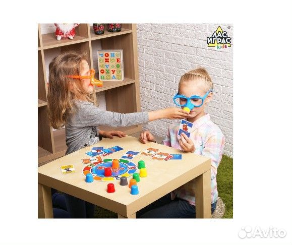 Настольная игра Хитрый нос с карточками