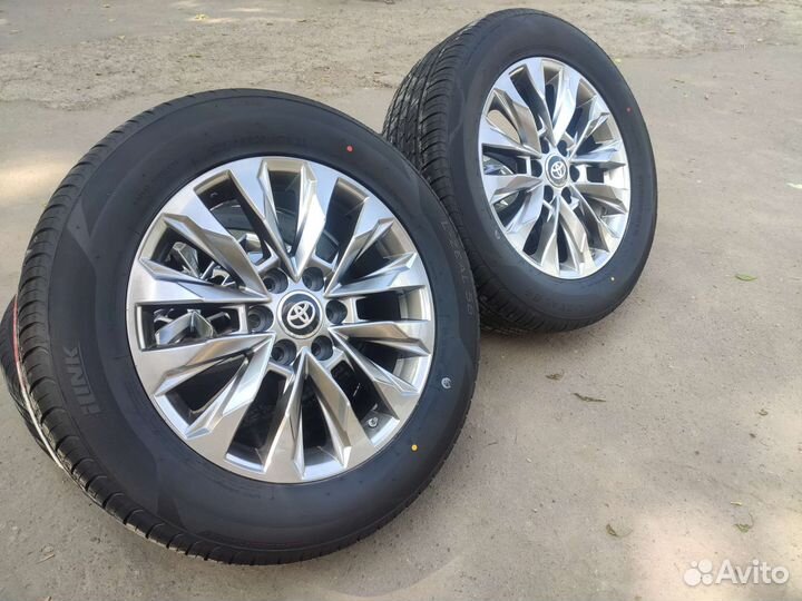 Летние шины диски колёса r20 на toyota lc 300