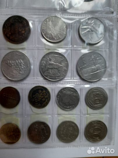 Монеты Италии 20 в