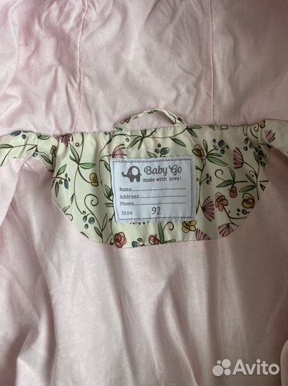 Куртка для девочки 92