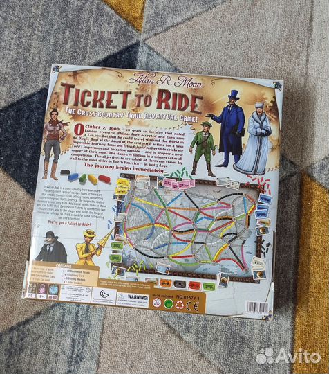 Настольная игра Ticket to Ride Америка. новая