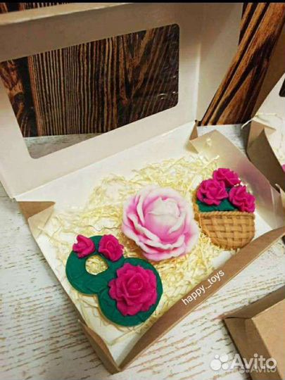 Набор из мыла 8 марта