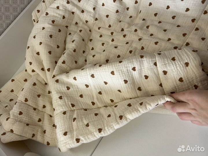 Конверт плед на выписку муслиновый