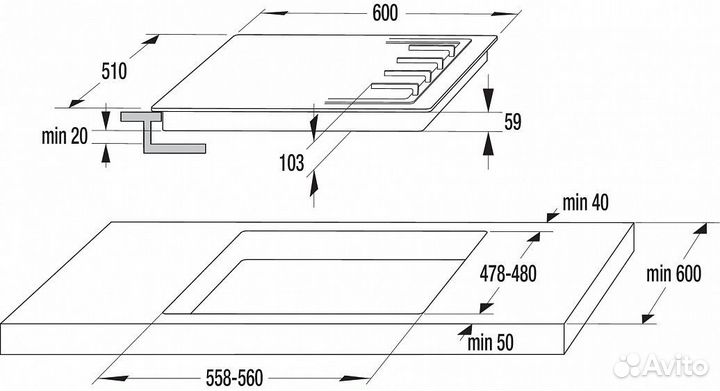 Газовая поверхность gorenje Simplicity GKT 6 SY2B