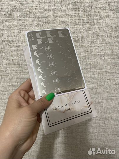 Пластина для стемпинга ange 12