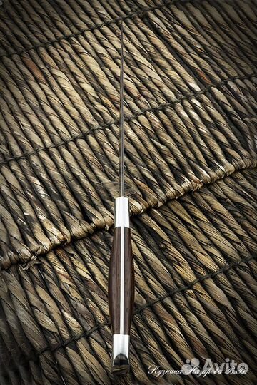 Поварской нож средний дамаск дюраль венге