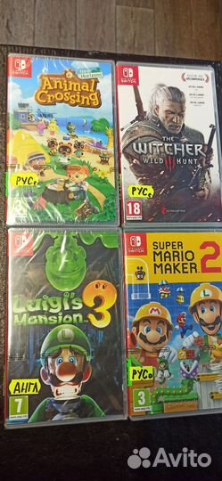 Картриджи для nintendo switch