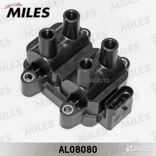 Miles AL08080 Катушка зажигания renault logan/clio/kangoo/megane 8V (beru ZS354) AL08080