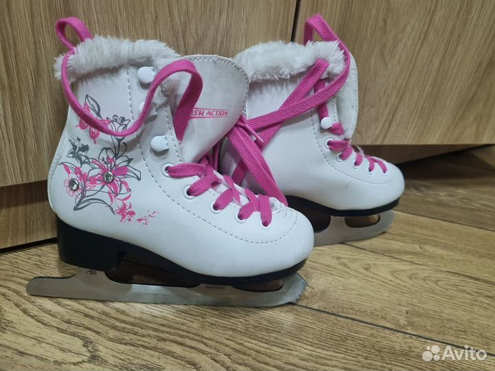 Коньки фигурные детские 27 размер