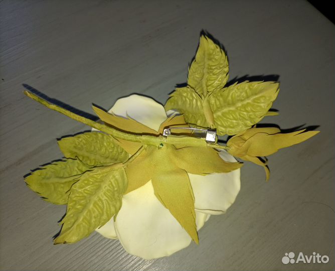 Браслет женский металл, брошь из фоамирана