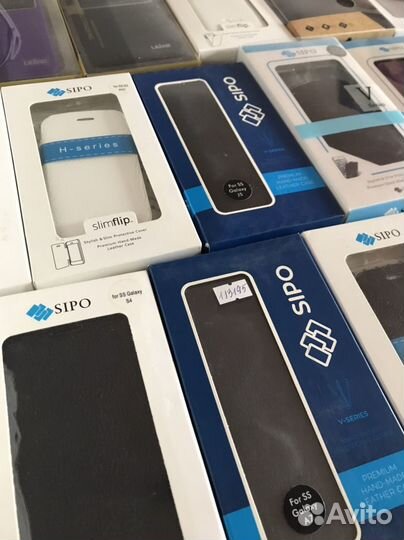 Кожаные чехлы на Samsung Galaxy (разные модели)