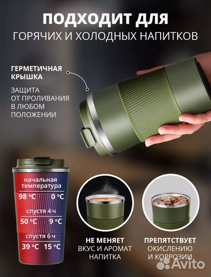 Термо кружка 500