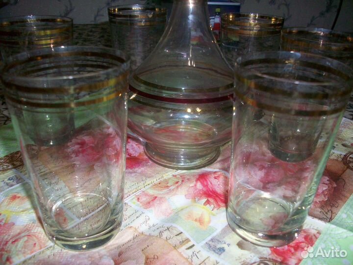 Графин и 5 бокалов