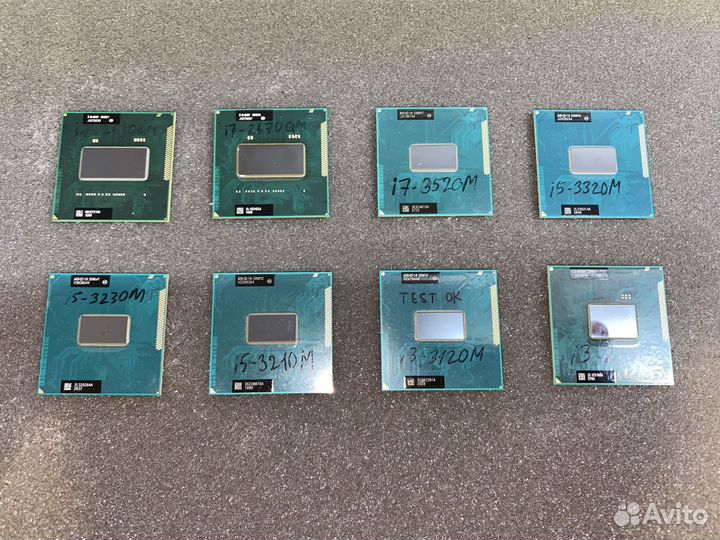 Процессоры Intel для ноутбуков 2, 3 Поколение