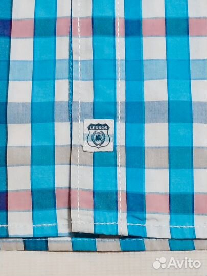 Lerros XL летняя рубашка с вышивкой Германия