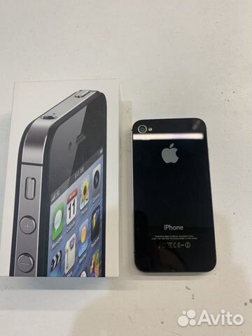 Телефон iPhone 4s 16gb black ios 6.1.3