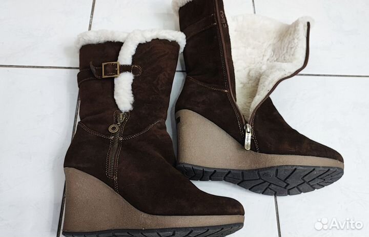 Сапоги зимние женские натуральная замша 39 размер