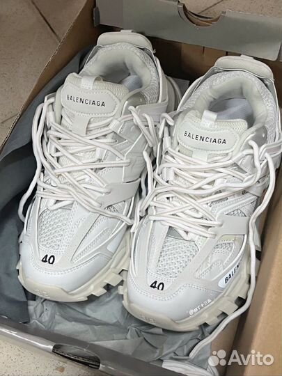 Кроссовки balenciaga track 1 white женские