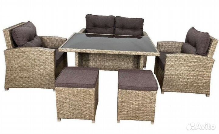 Садовая мебель из ротанга