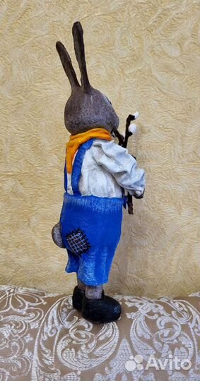 Кролик пасхальный ватная игрушка