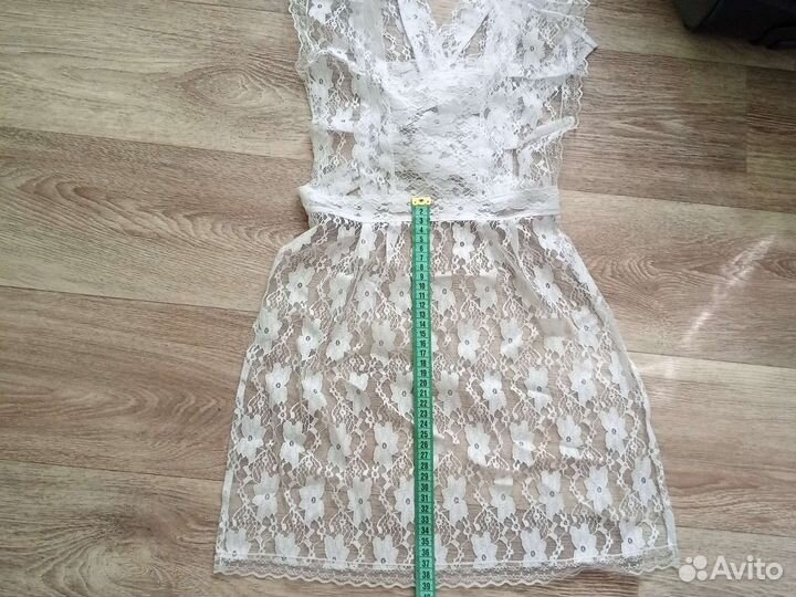 Белый школьный фартук