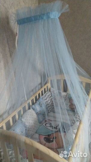 Бортики в детскую кроватку для мальчика