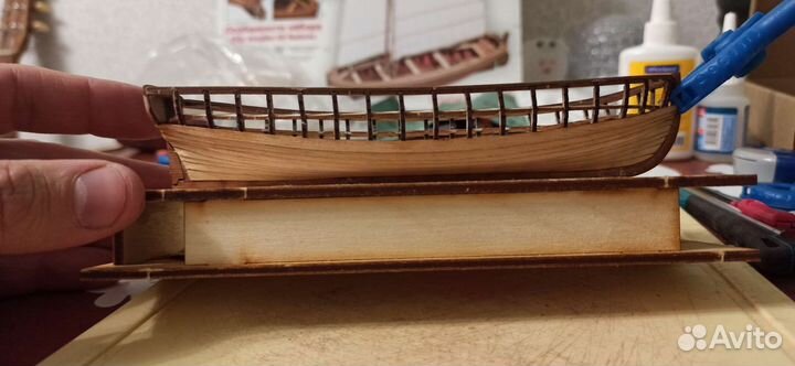Парусно гребной ял 6 модель