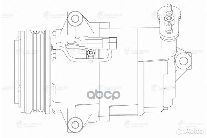 Компрессор кондиц. для а/м Opel Astra H (04) 1