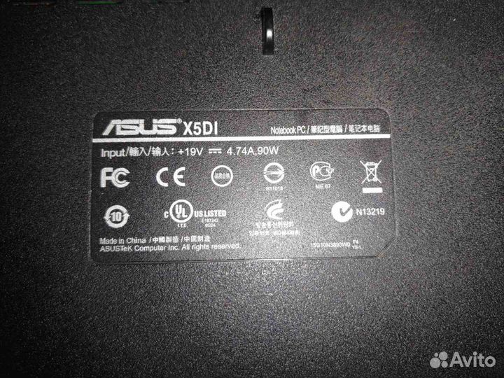 Ноутбук Asus X5DID