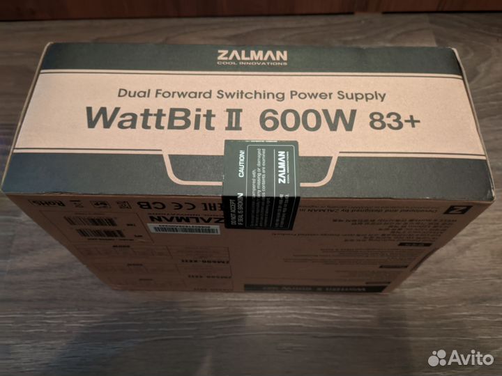 Блок питания Zalman 600W новый на гарантии
