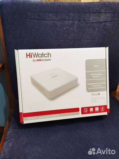 Регистратор для видеонаблюдения hiwatch ip 4к
