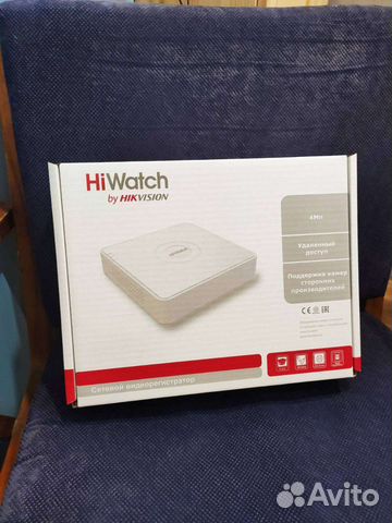 Регистратор для видеонаблюдения hiwatch ip 4к
