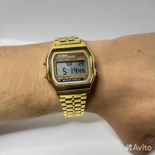 Часы casio (золотые)