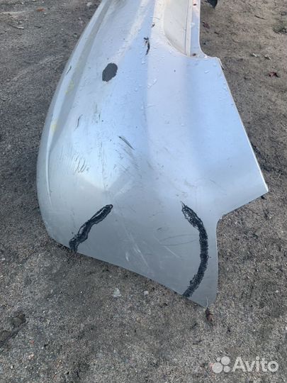 Бампер задний Авео т 200 хетчбэк