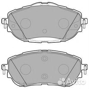 Колодки тормозные toyota auris 12/corolla 13- пере