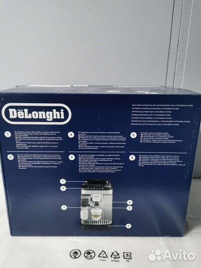 Кофемашина Delonghi ecam 290.61 SB