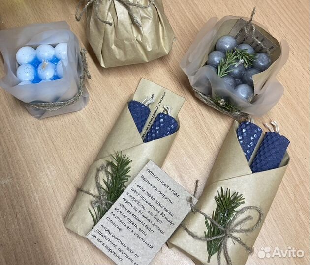 Свечи ручной работы на подарок