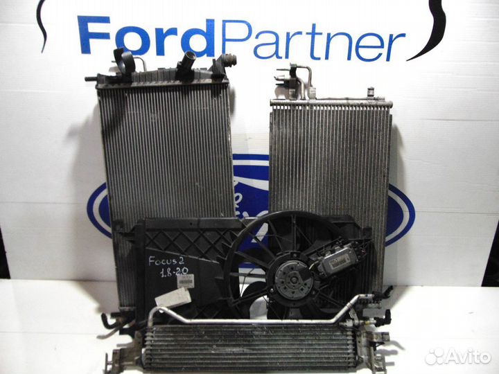 Радиатор охлаждения и кондиционера Фокус 2 1,8-2,0
