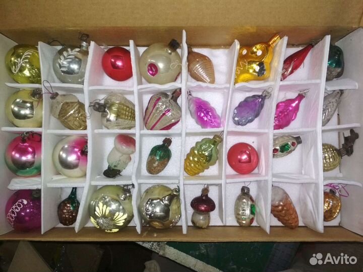 Ёлочные игрушки 60-х - 70-х годов