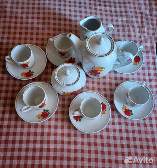 Кофейный сервиз вербилки СССР