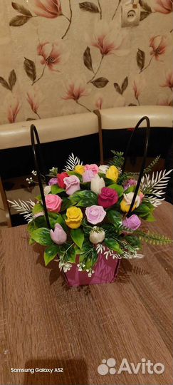 Ручной работы из мыла цветы