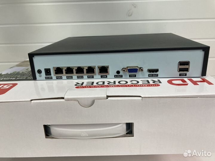 4х канальный видеорегистратор с поддержкой PoE